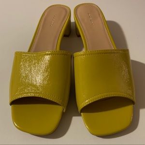 TopShop slide on heeled sandals